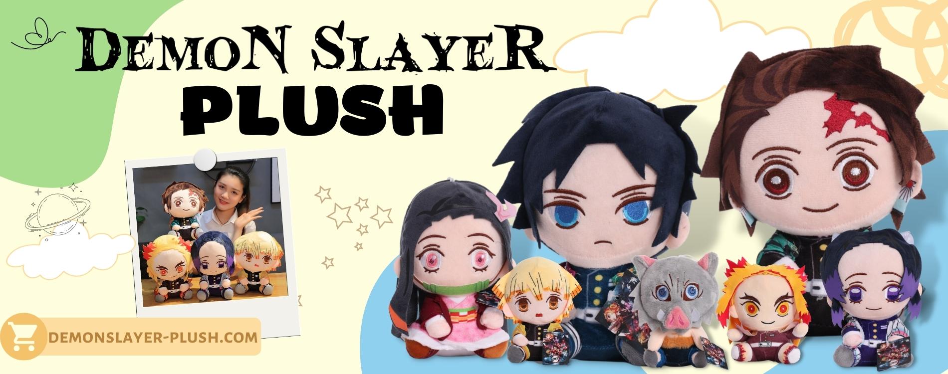 Maikerry 7.8” Demon Plush Slayer Tanjiro Anime Plushies Cartoon Plushi  Pillow Stuffed Kimetsu No Yaiba Plushie Toys for Kids, Kin, Friend Birthday