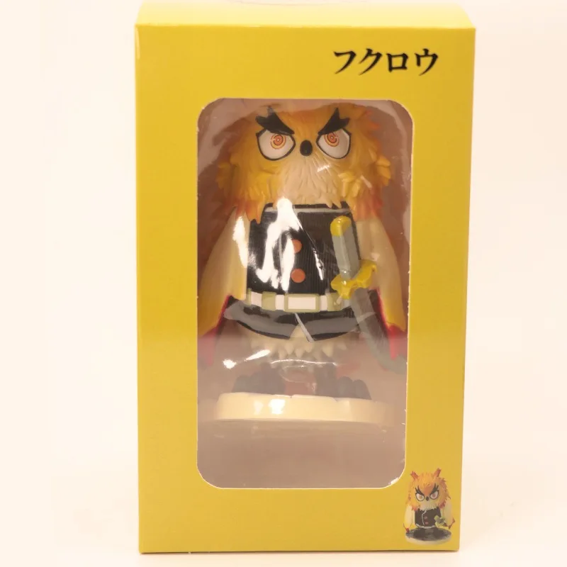 10cm Demon Slayer Kimetsu No Yaiba GK Owl COS Rengoku Kyoujurou Anime Figures Model 3 - Demon Slayer Plush