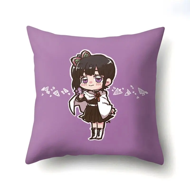40 45 50 60cm PillowCases Anime Demon Slayer Kimetsu No Yaiba Pillow Case For Home Decorative 5 - Demon Slayer Plush