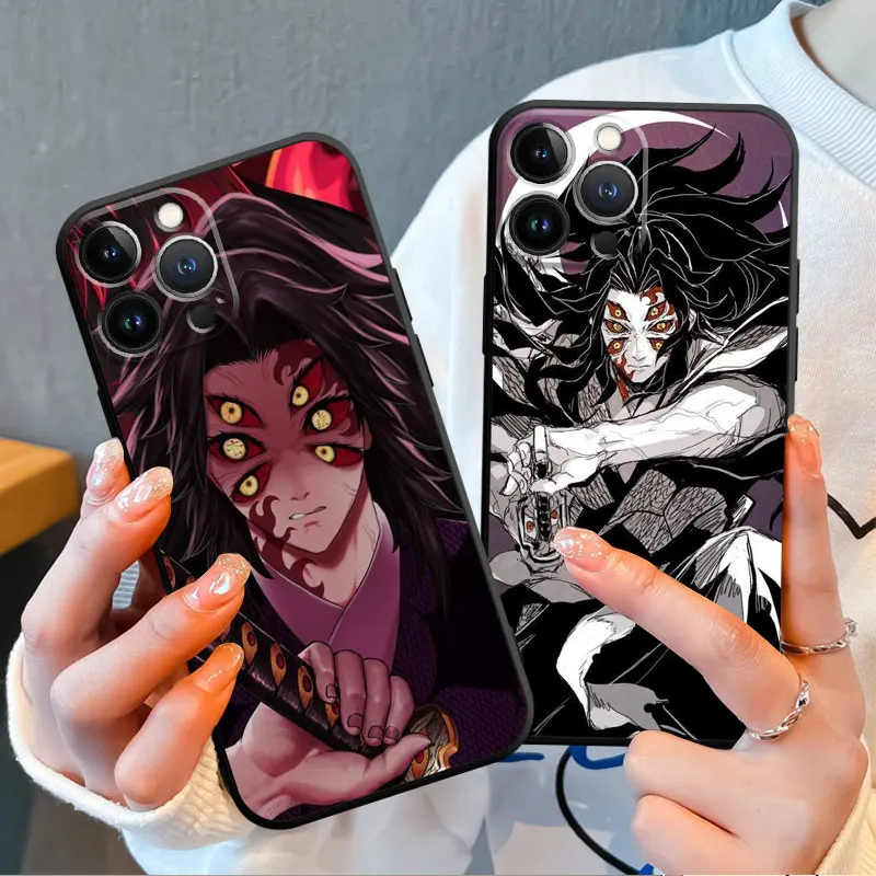 Capinha Demon Slayer Kokushibo Phone Case For Apple iPhone 15 12 14 Pro Max 13 11 1 - Demon Slayer Plush