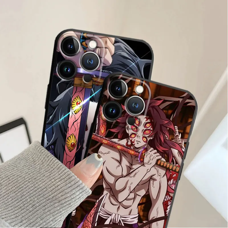 Capinha Demon Slayer Kokushibo Phone Case For Apple iPhone 15 12 14 Pro Max 13 11 2 - Demon Slayer Plush