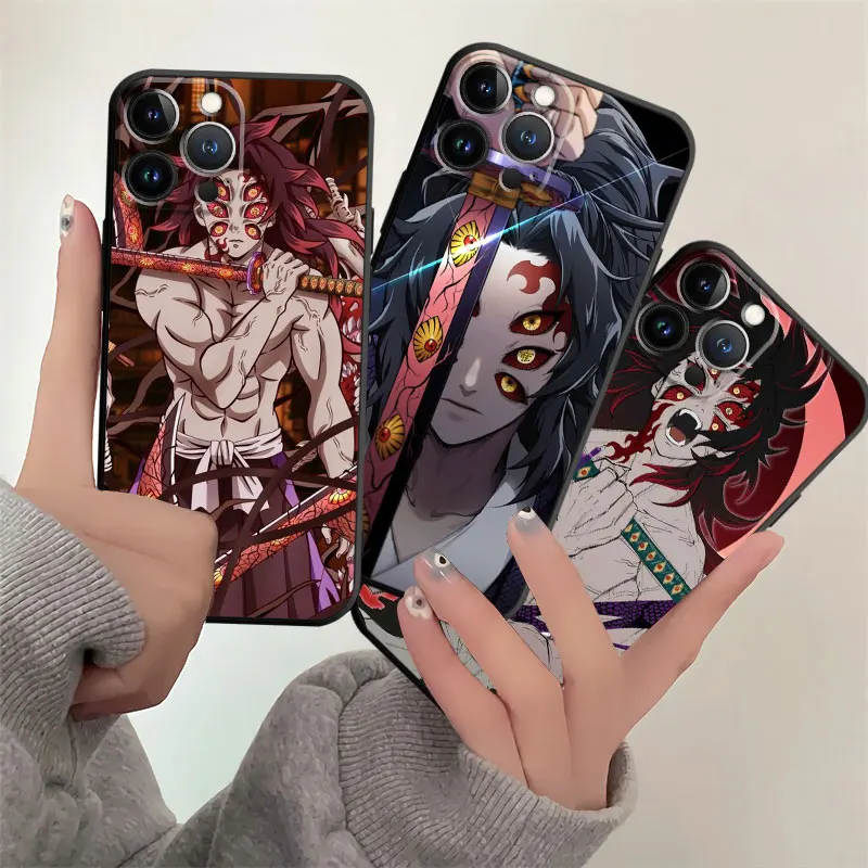 Capinha Demon Slayer Kokushibo Phone Case For Apple iPhone 15 12 14 Pro Max 13 11 3 - Demon Slayer Plush