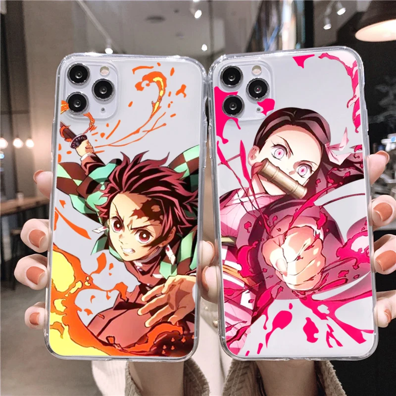 Japan Anime Demon Slayer Case for iPhone 11 12 13 14 15 Pro Max 6s 7 1 - Demon Slayer Plush