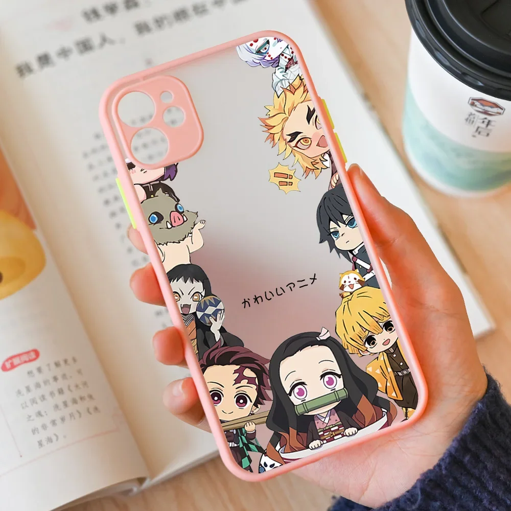 Japanese Anime Demon Slayer Phone Cases for iPhone 15 14 13 12 11 Pro Max Mini 2 - Demon Slayer Plush