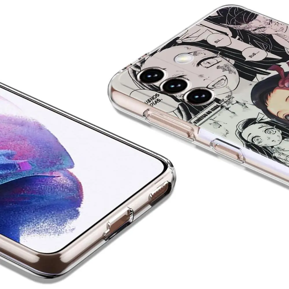 Nezuko Demon Slayer collage Anime Clear Phone Case For Samsung Galaxy S23 S22 5G S20 Ultra 4 - Demon Slayer Plush
