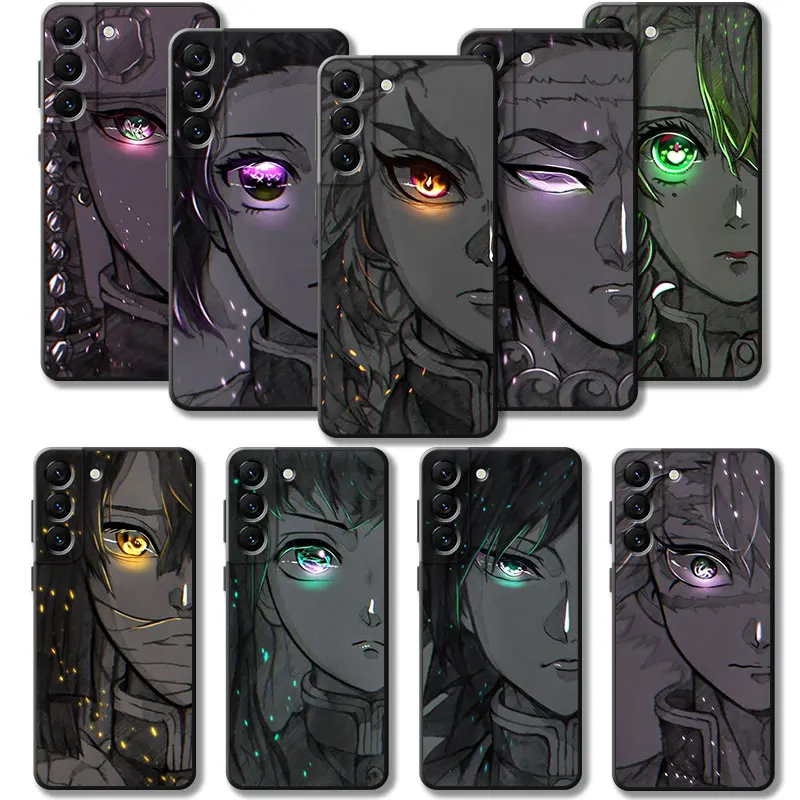 Phone Case For Samsung Galaxy S23 S22 S21 S20 FE Ultra S10 S9 S8 Plus Note - Demon Slayer Plush